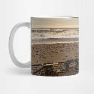 Stranded Lobster Trap on a New Brunswick Beach V3 Mug